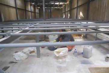 冷卻塔積水盤漏水維修冷卻塔積水盤漏水維修