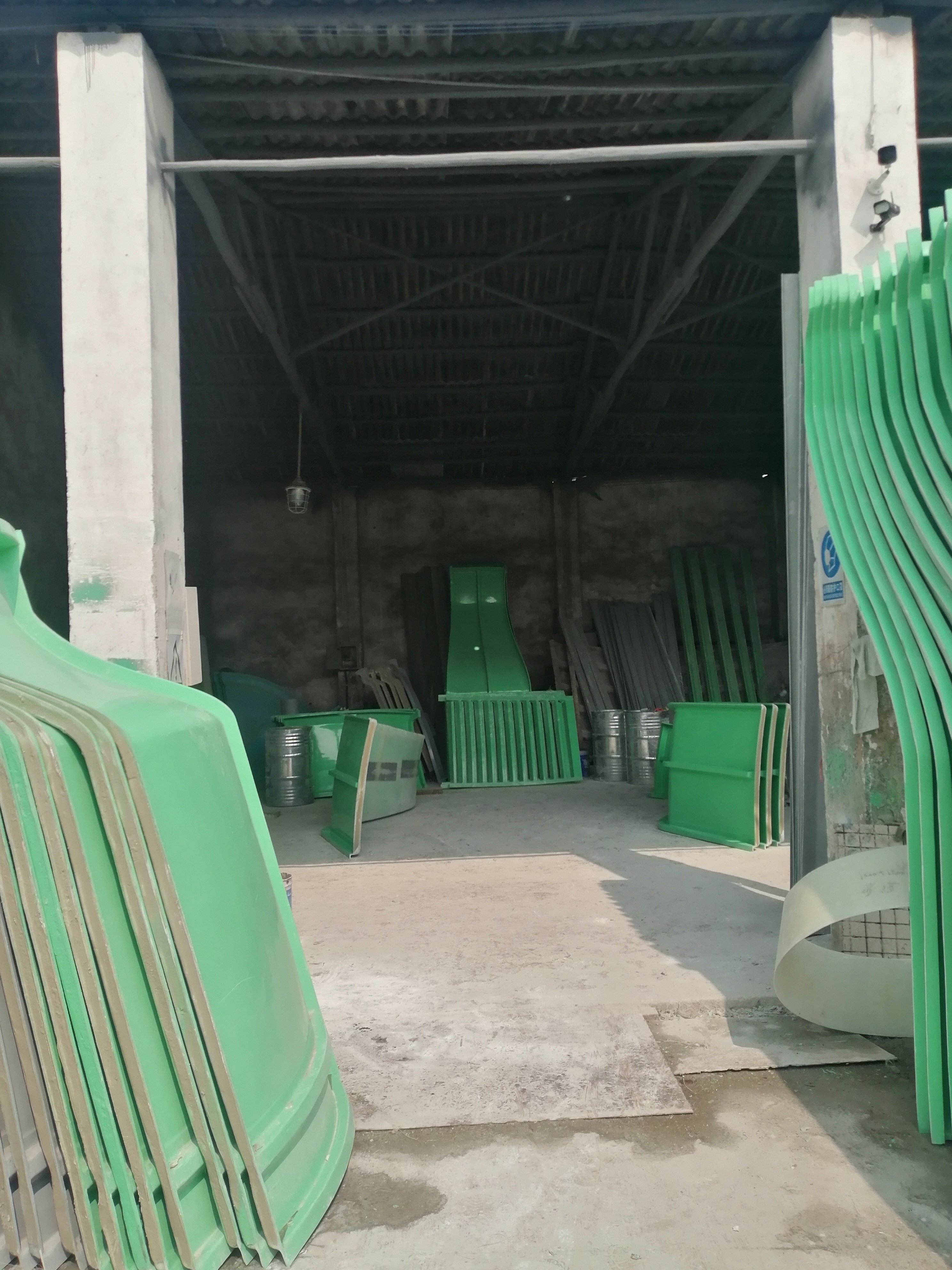 冷卻塔生產(chǎn)現(xiàn)場